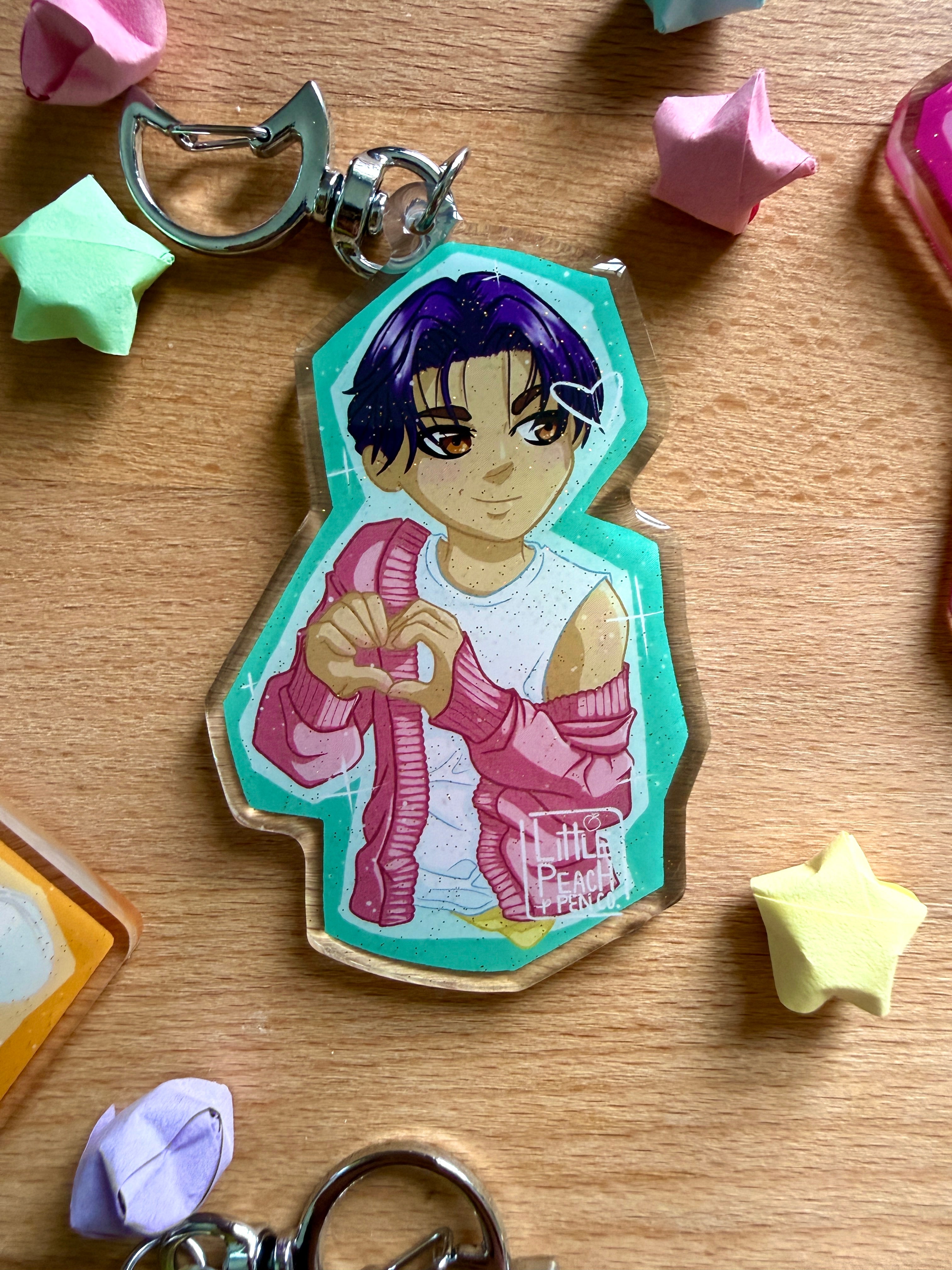 Stray Kids Hearts Acrylic Keychain