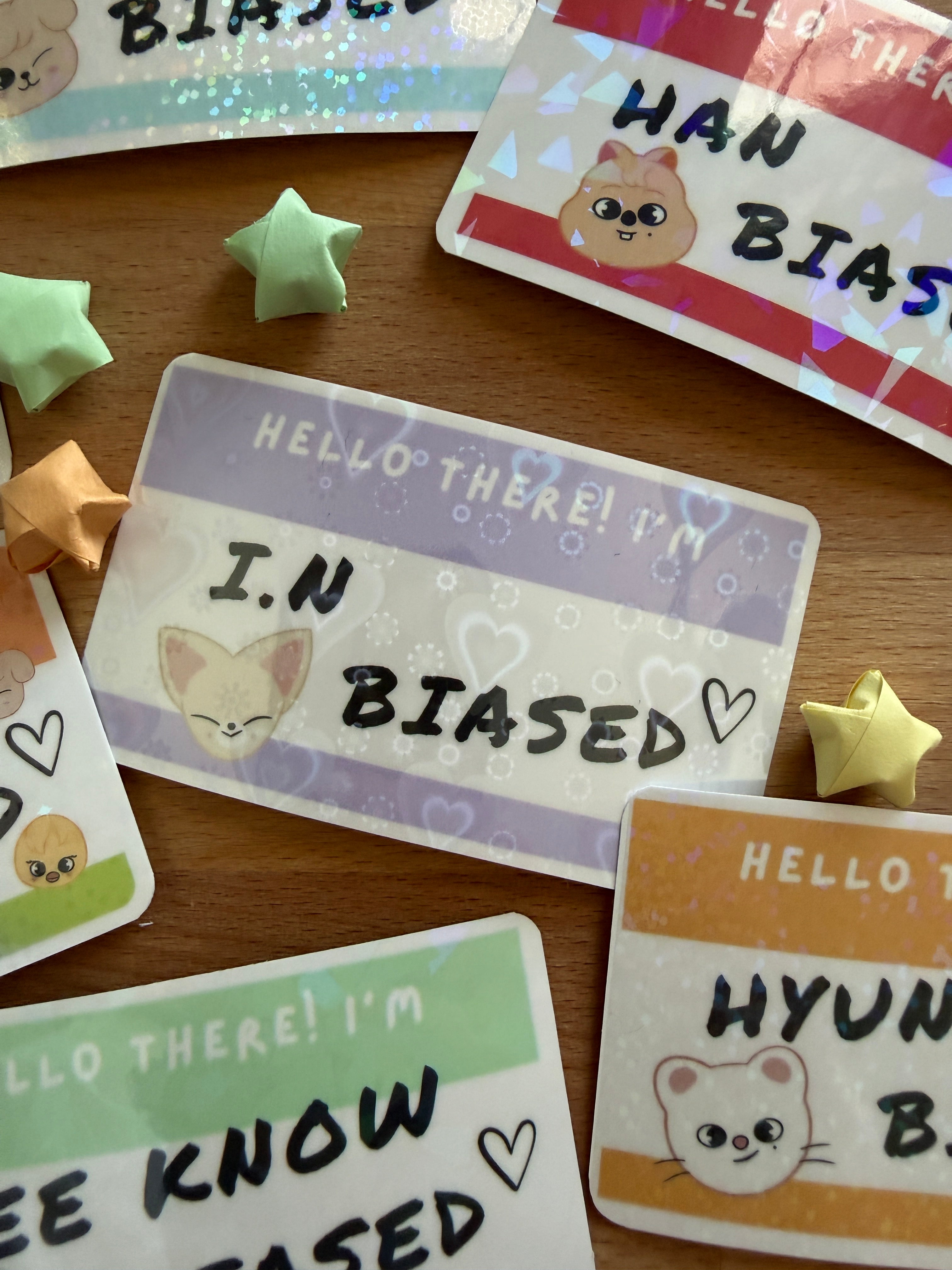 Stray Kids Bias Vinyl Stickers