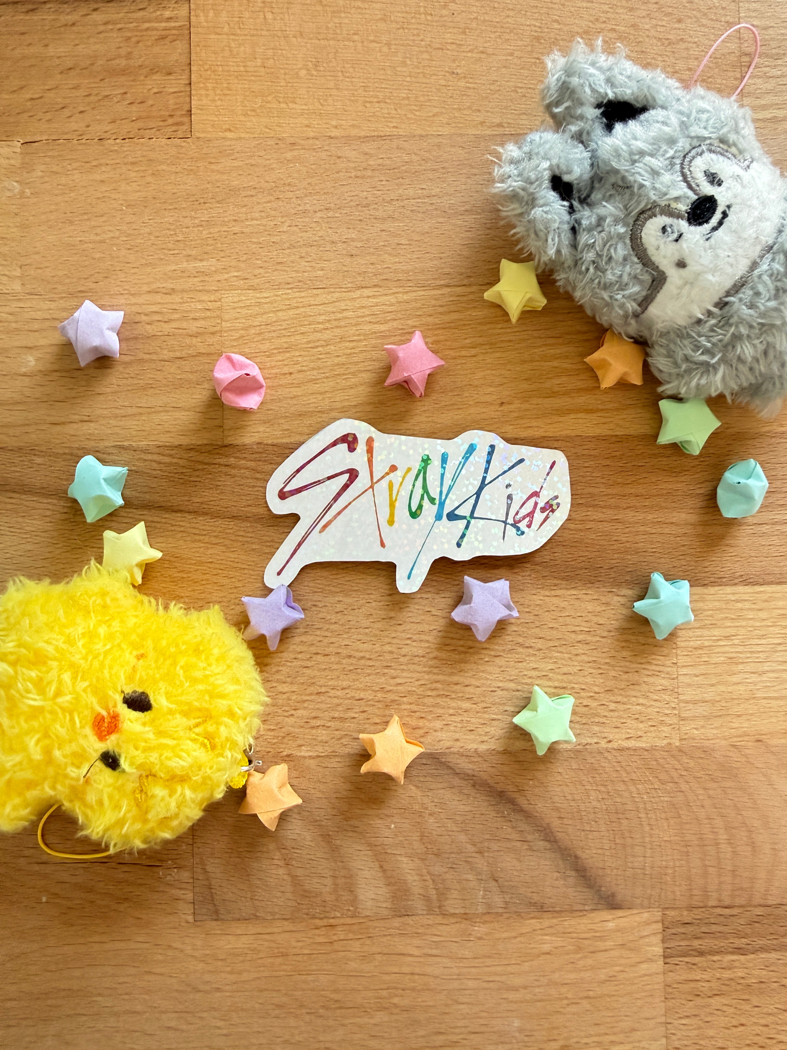 Stray Kids Logo Rainbow Vinyl Sticker