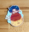 Lee Know Pudding Vinyl Sticker
