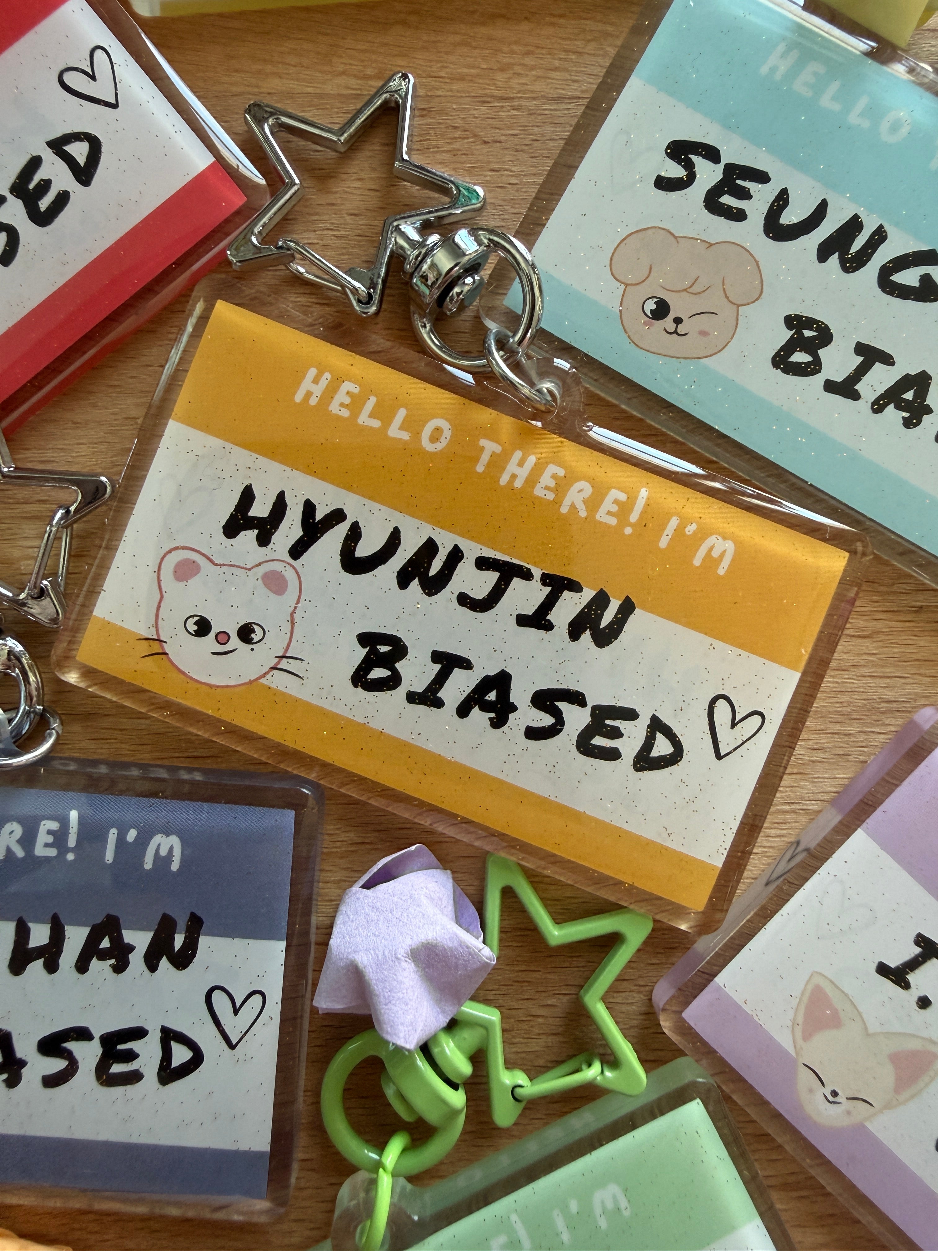 Stray Kids Hello Bias Keychains