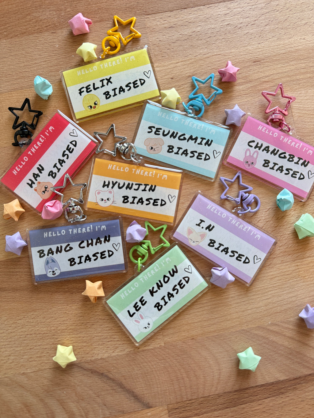 Stray Kids Hello Bias Keychains