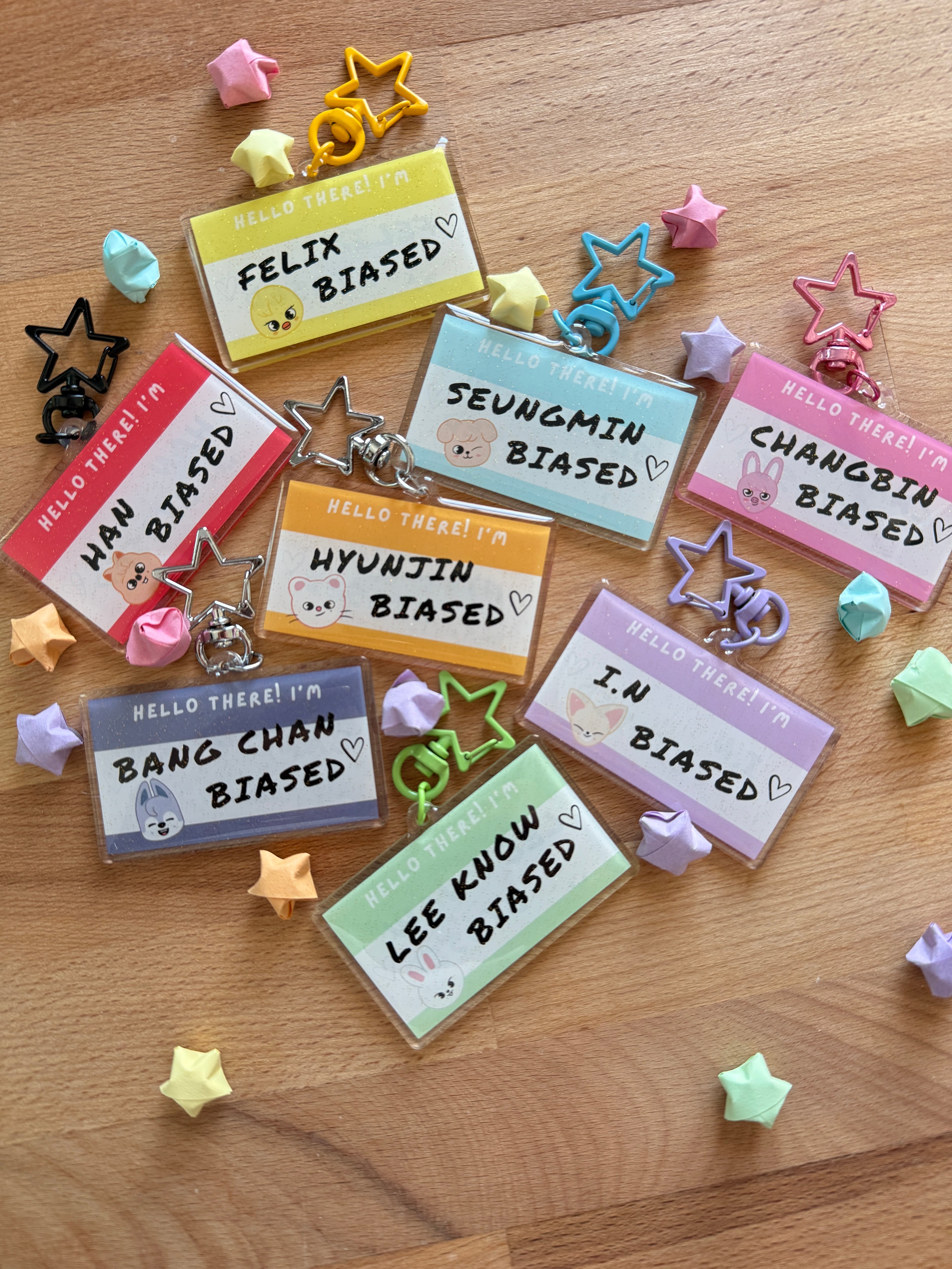 Stray Kids Hello Bias Keychains