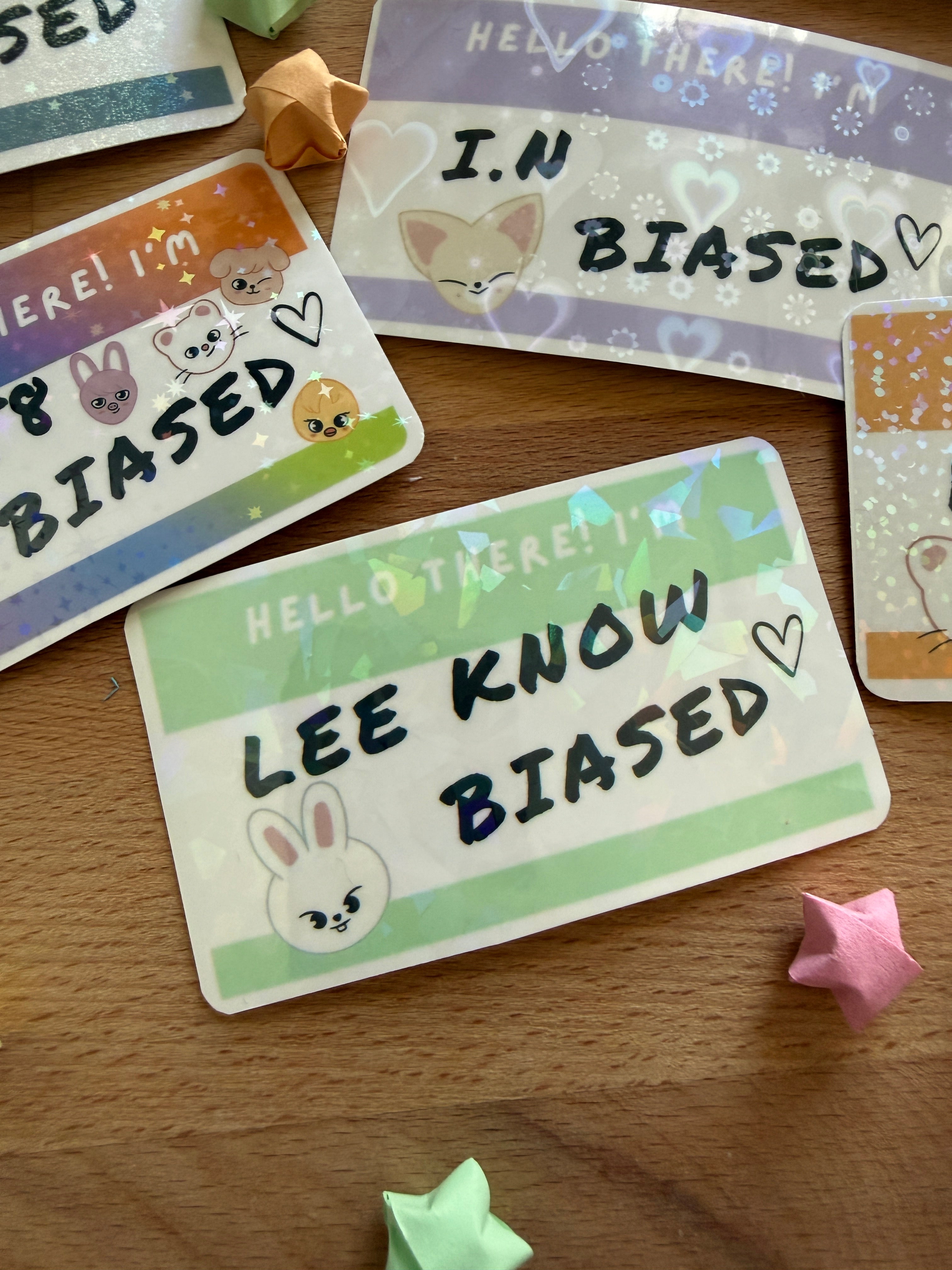 Stray Kids Bias Vinyl Stickers