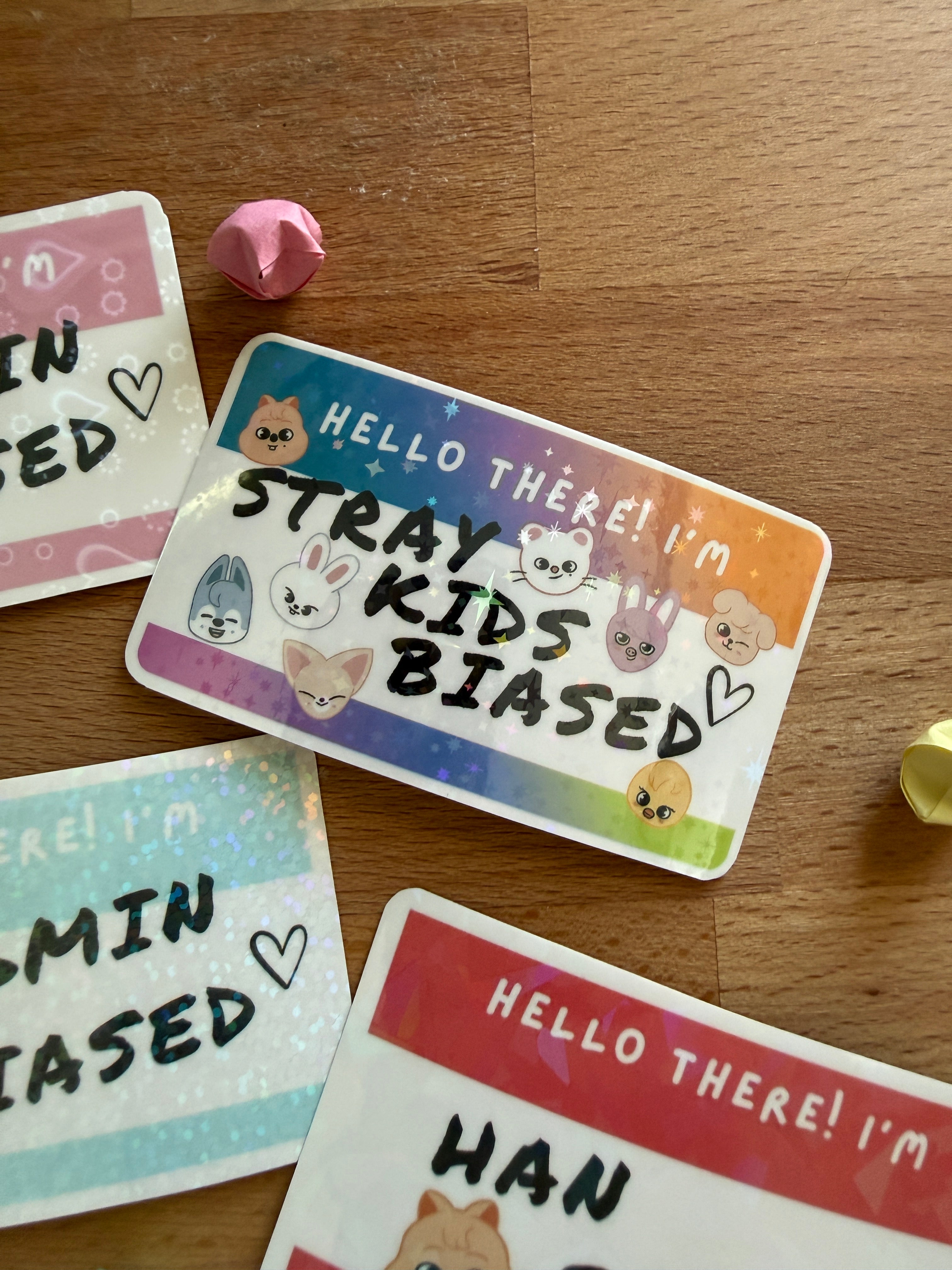 Stray Kids Bias Vinyl Stickers