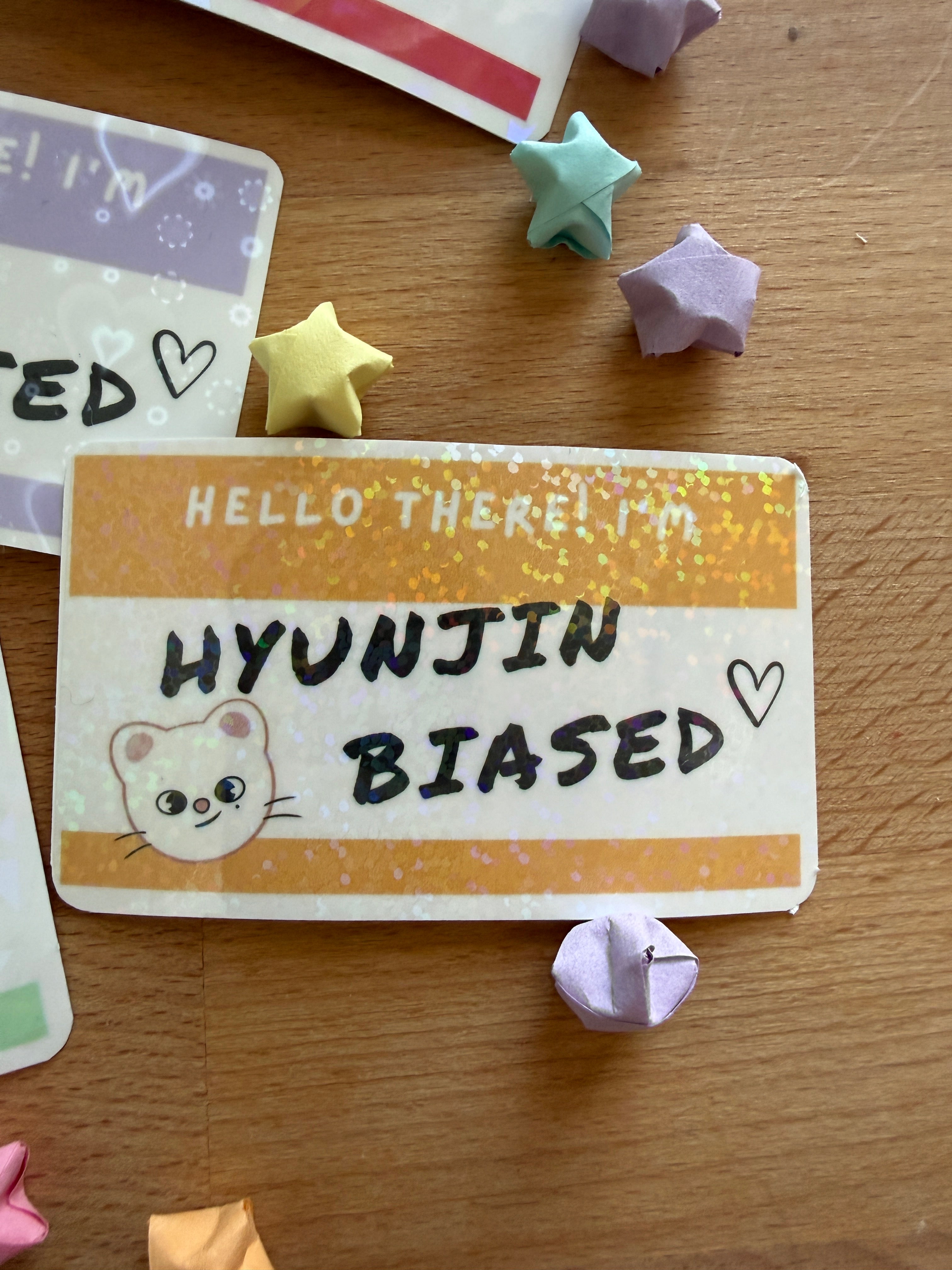 Stray Kids Bias Vinyl Stickers