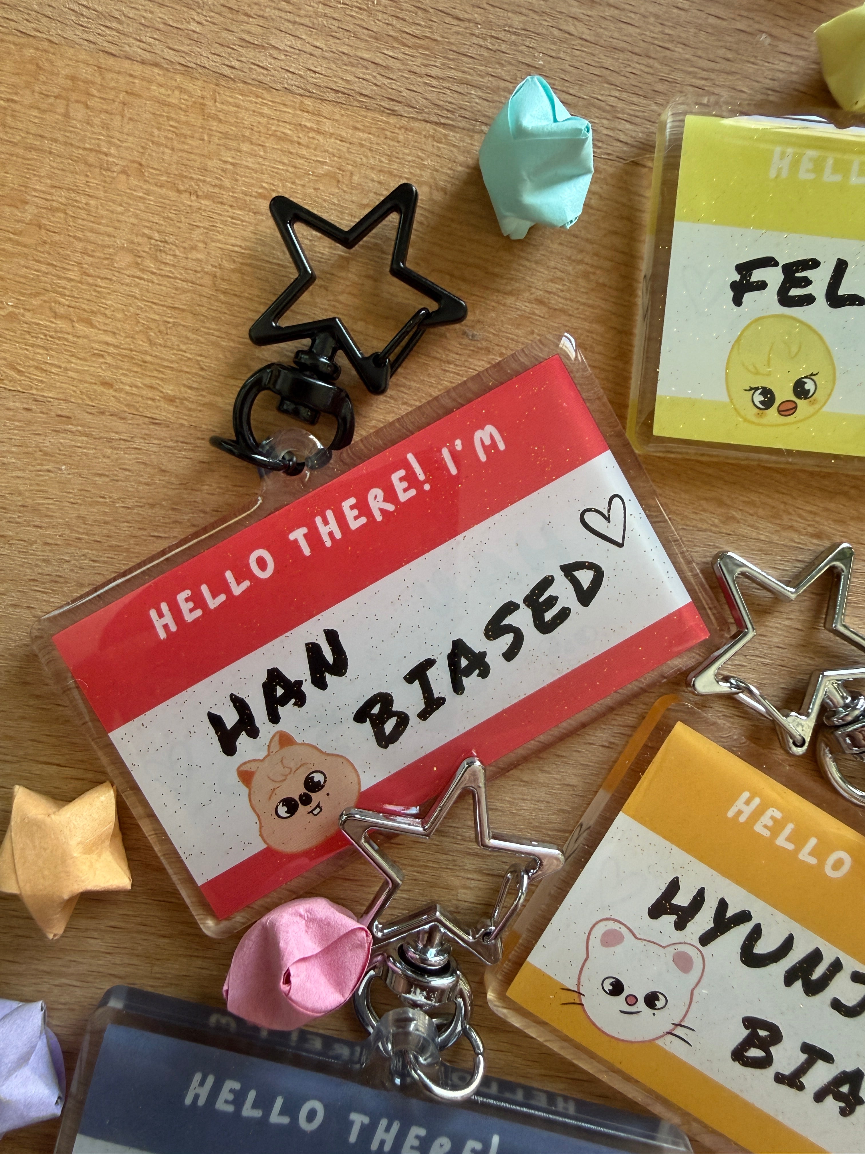 Stray Kids Hello Bias Keychains
