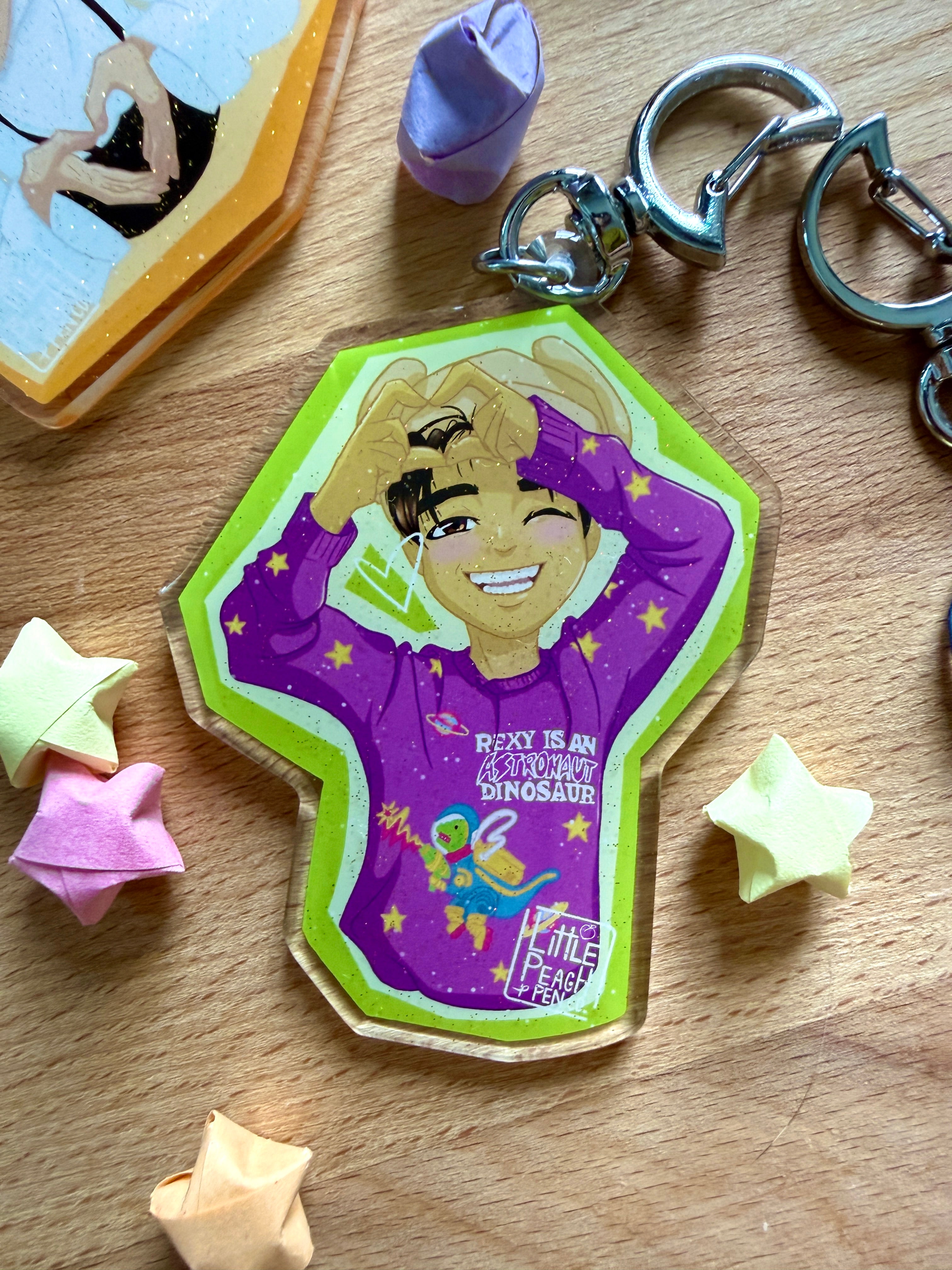 Stray Kids Hearts Acrylic Keychain