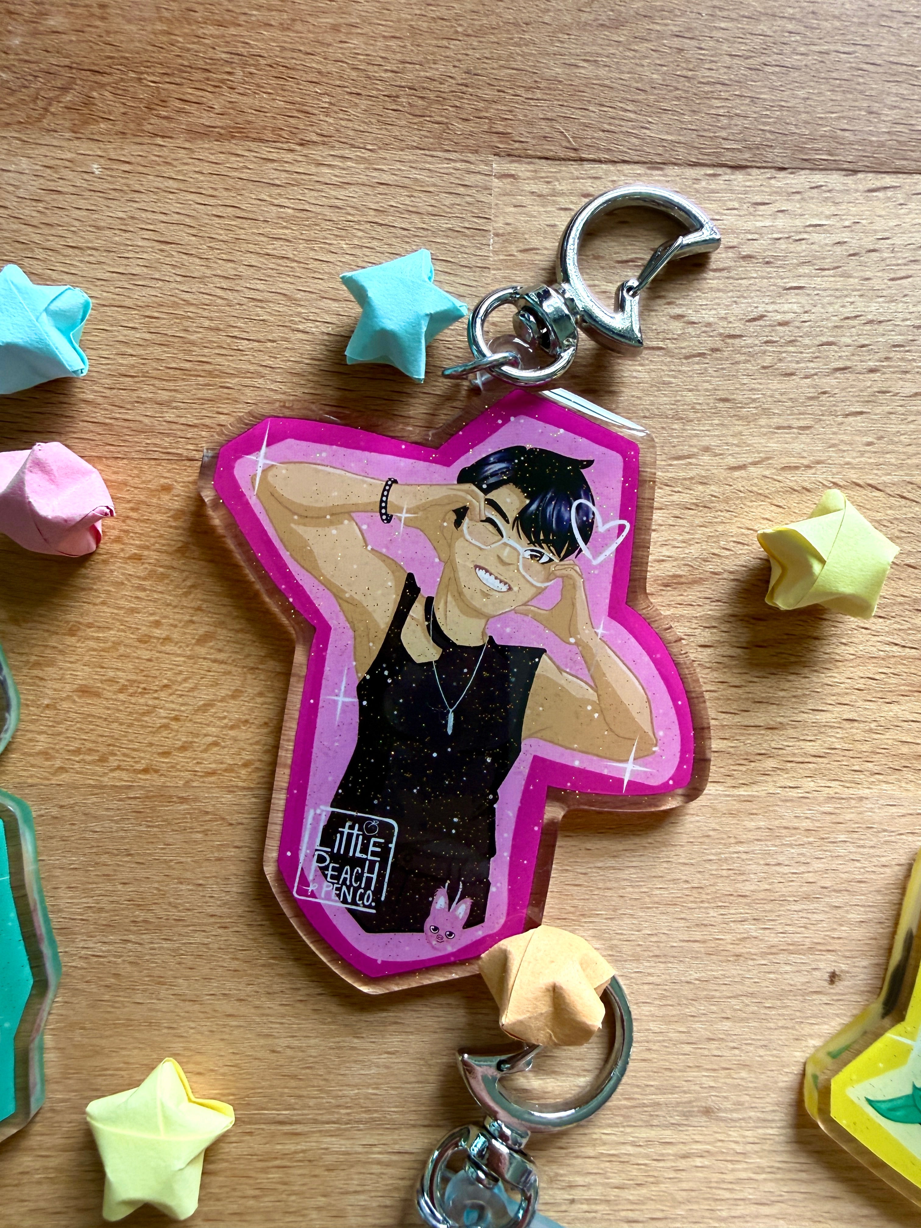 Stray Kids Hearts Acrylic Keychain
