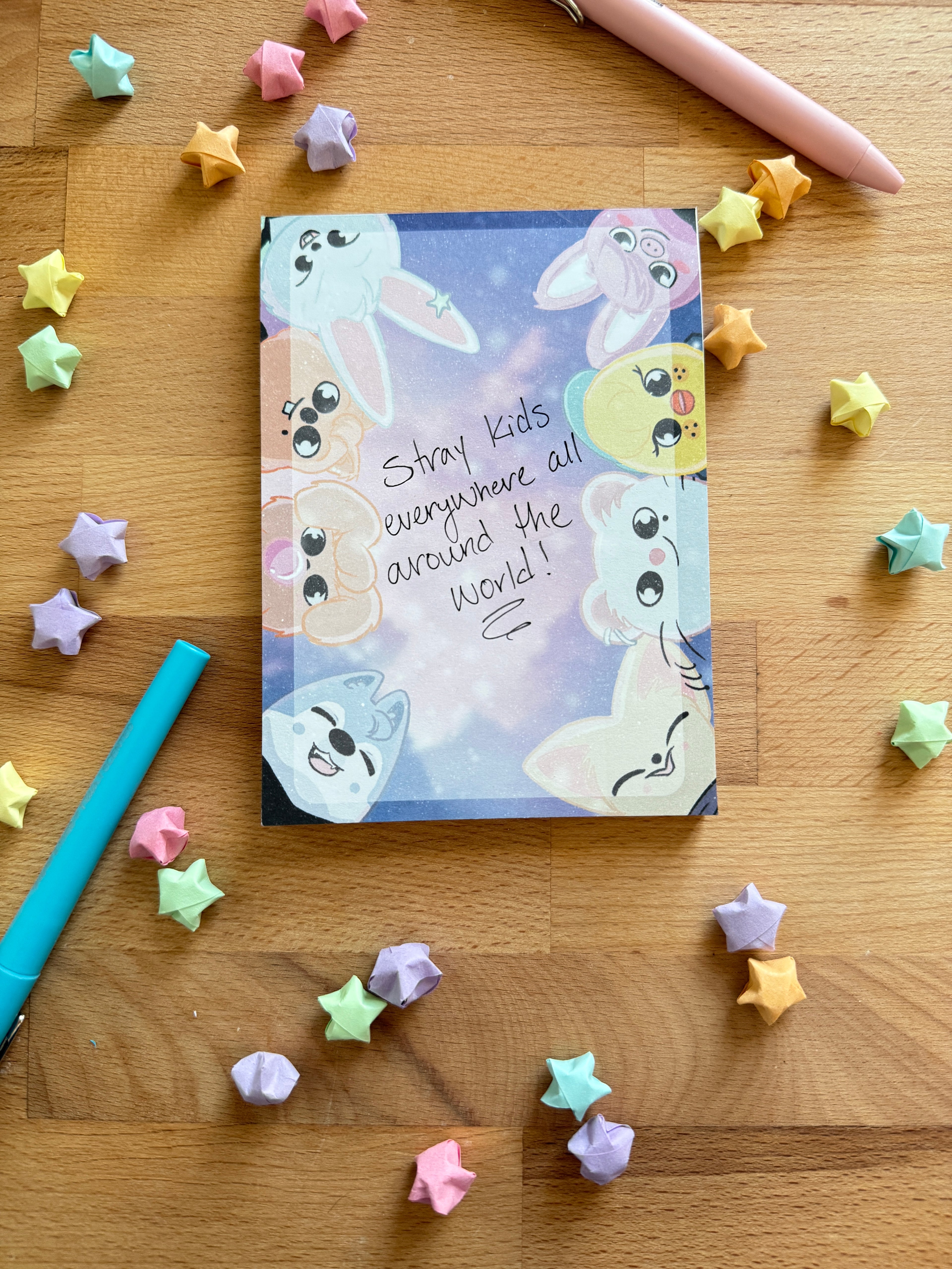 Stray Kids Sunset Skzoo Notepad