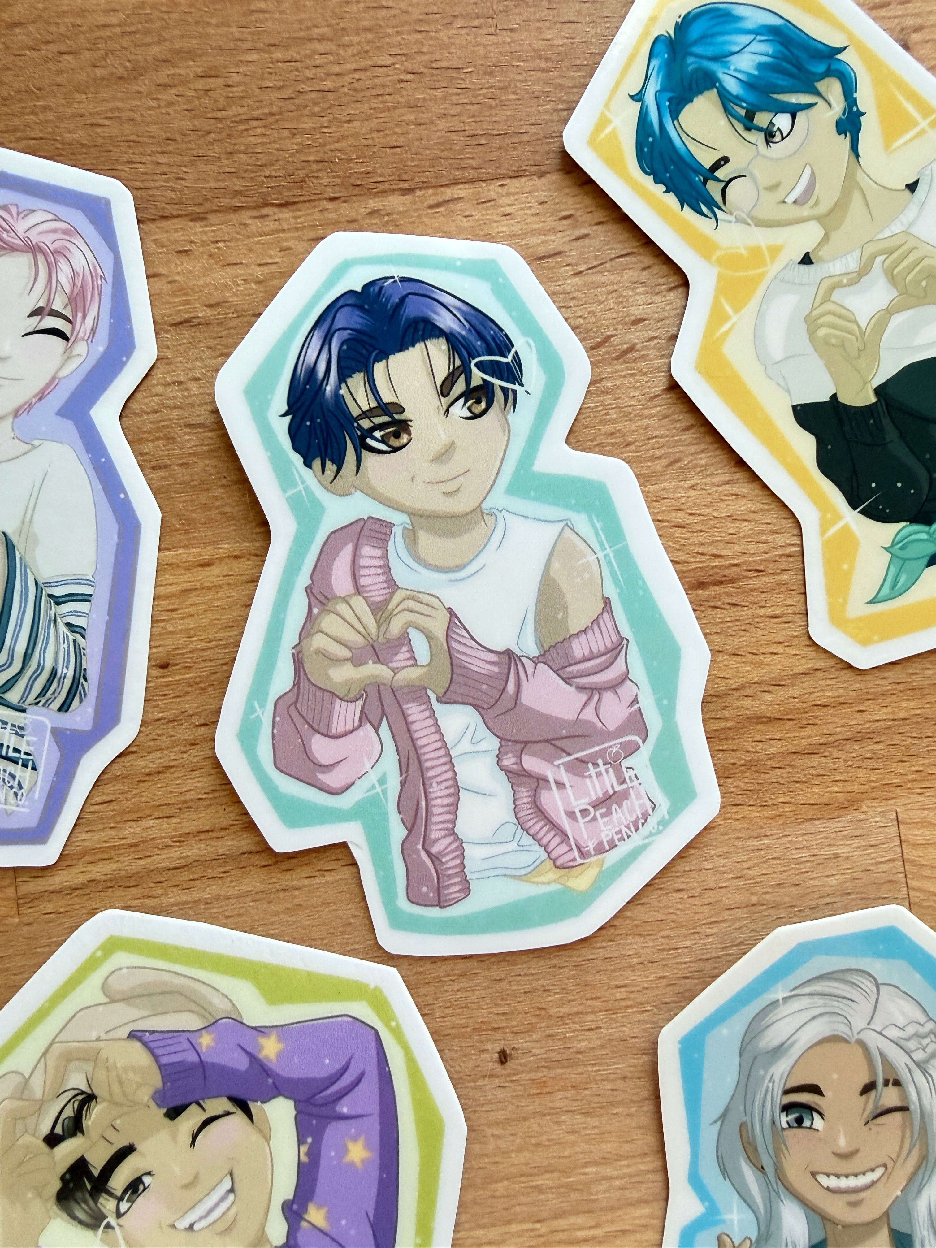 Stray Kids Hearts Vinyl Stickers