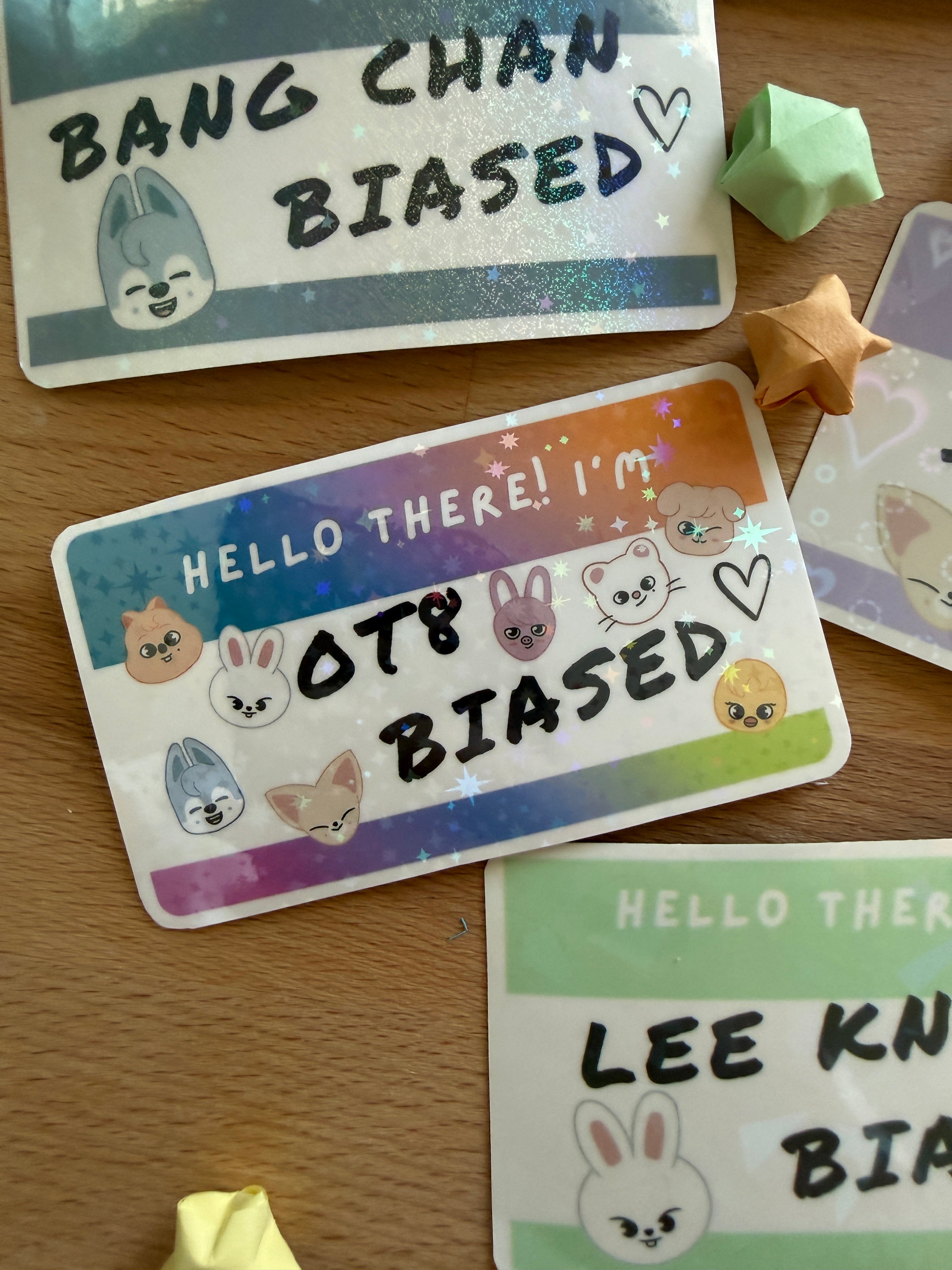 Stray Kids Bias Vinyl Stickers