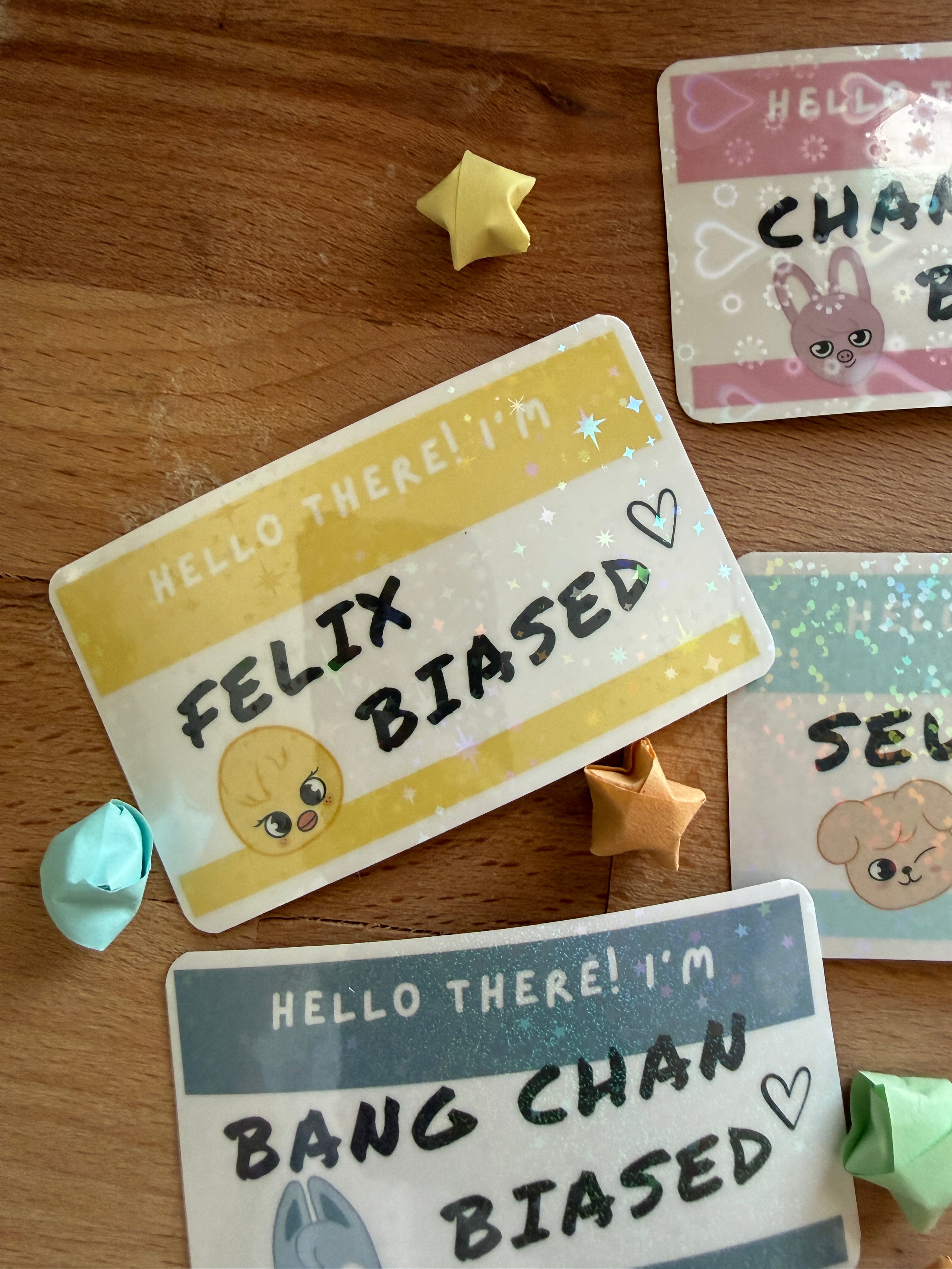Stray Kids Bias Vinyl Stickers