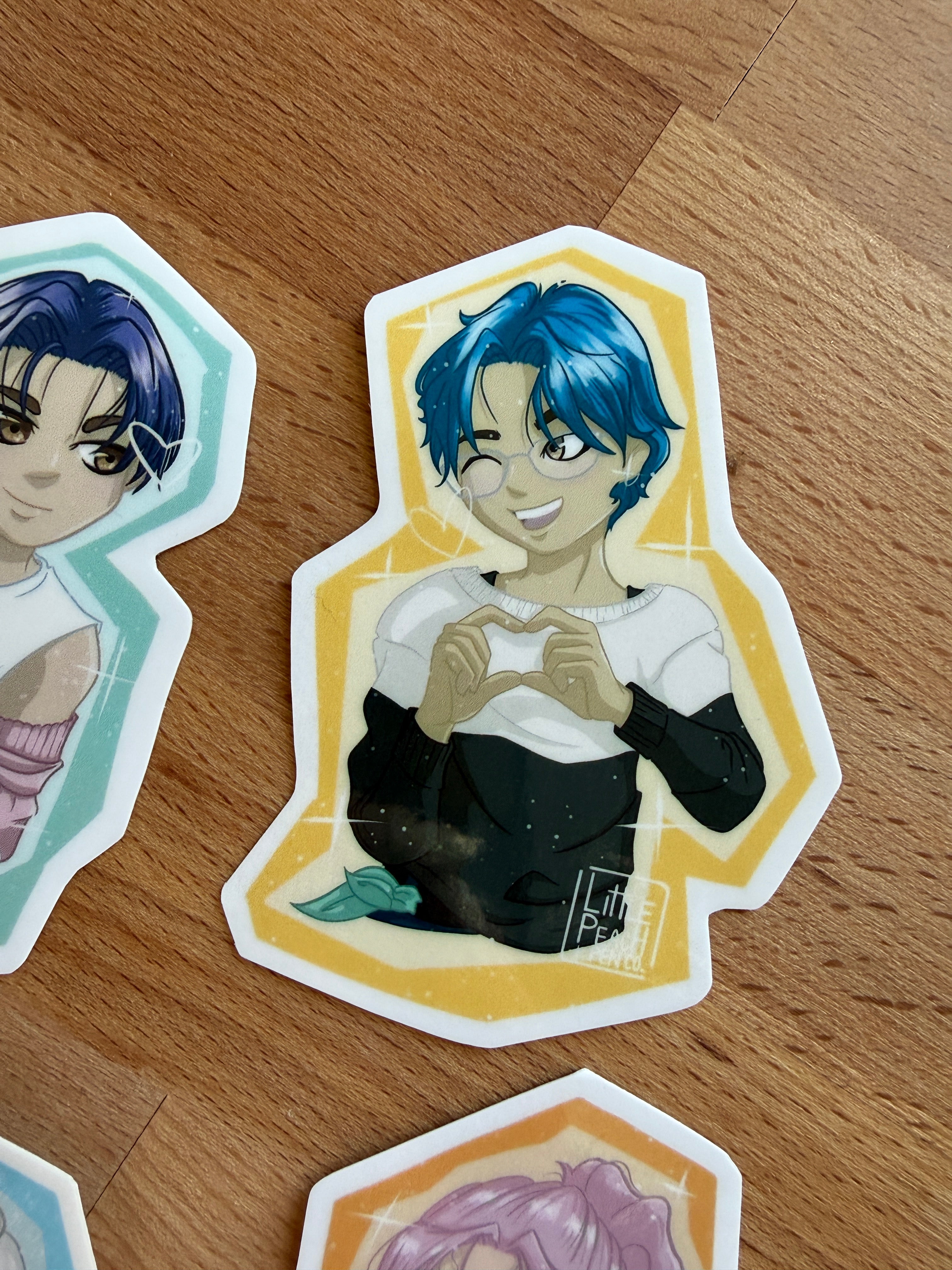Stray Kids Hearts Vinyl Stickers