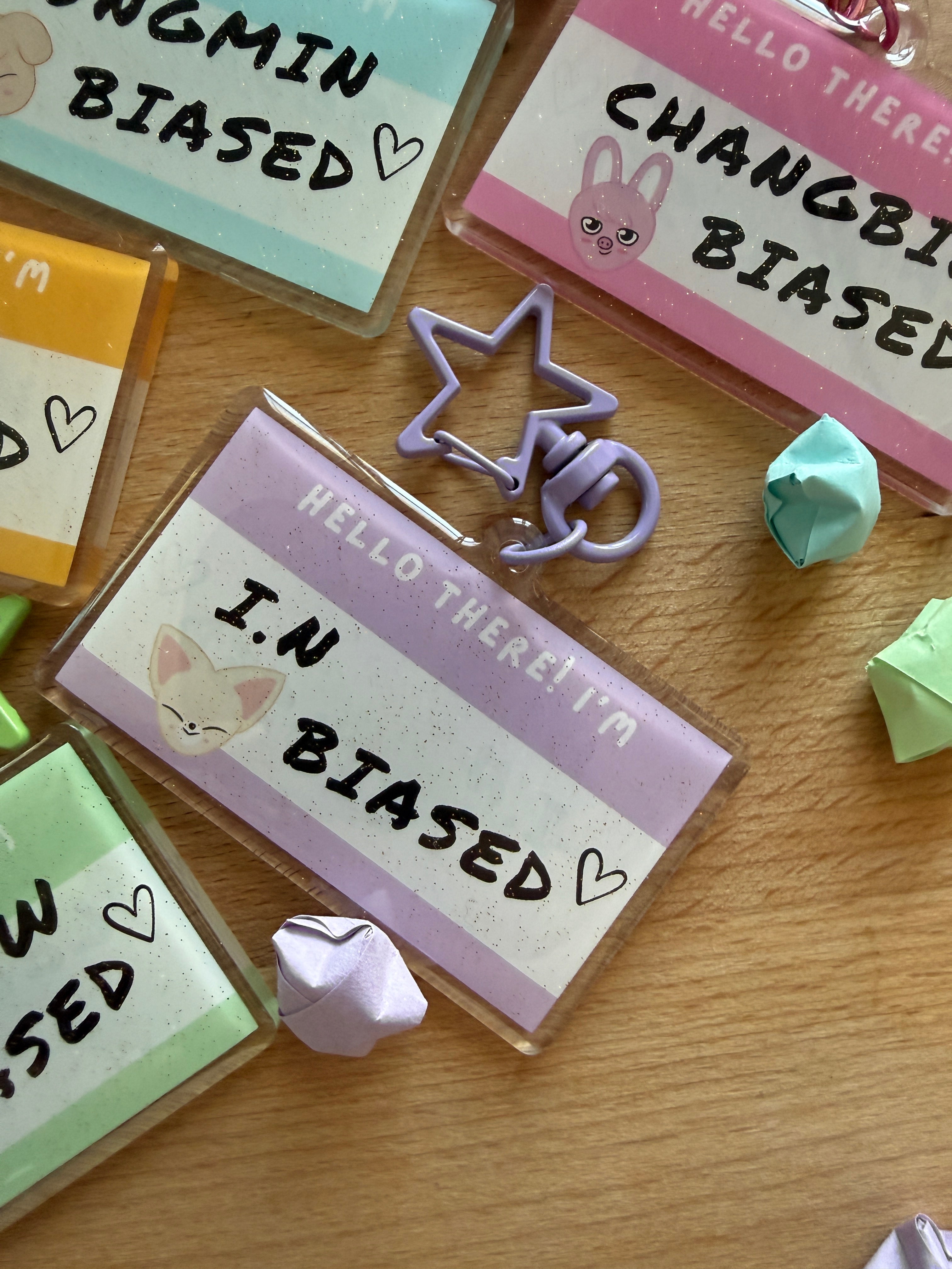Stray Kids Hello Bias Keychains