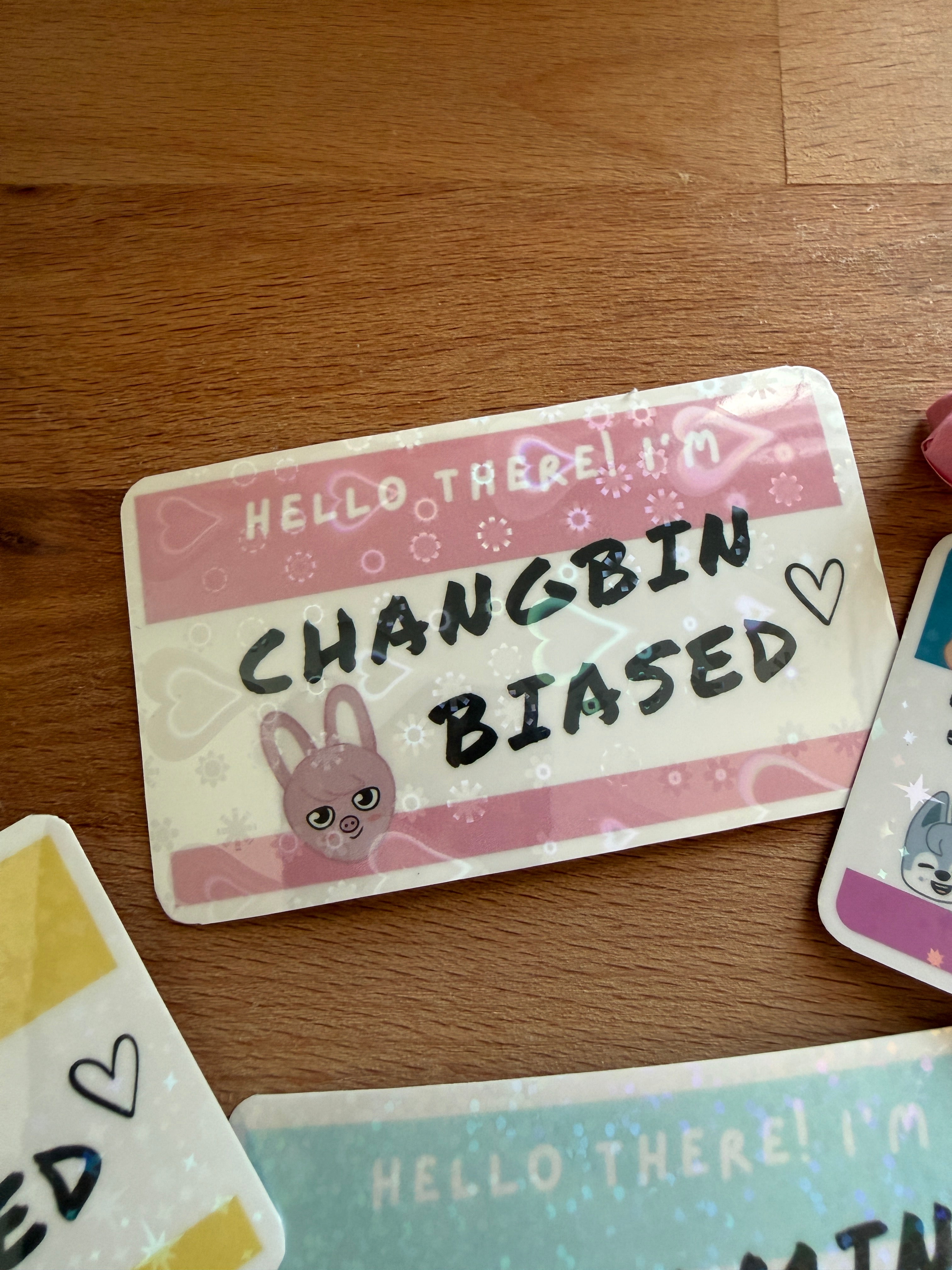 Stray Kids Bias Vinyl Stickers