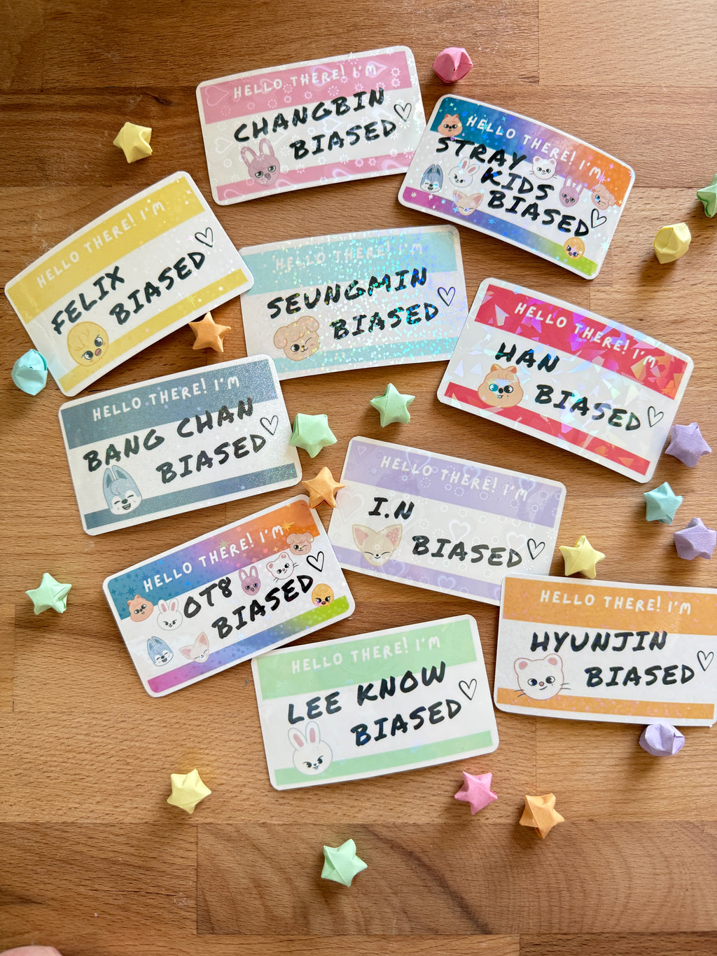 Stray Kids Bias Vinyl Stickers