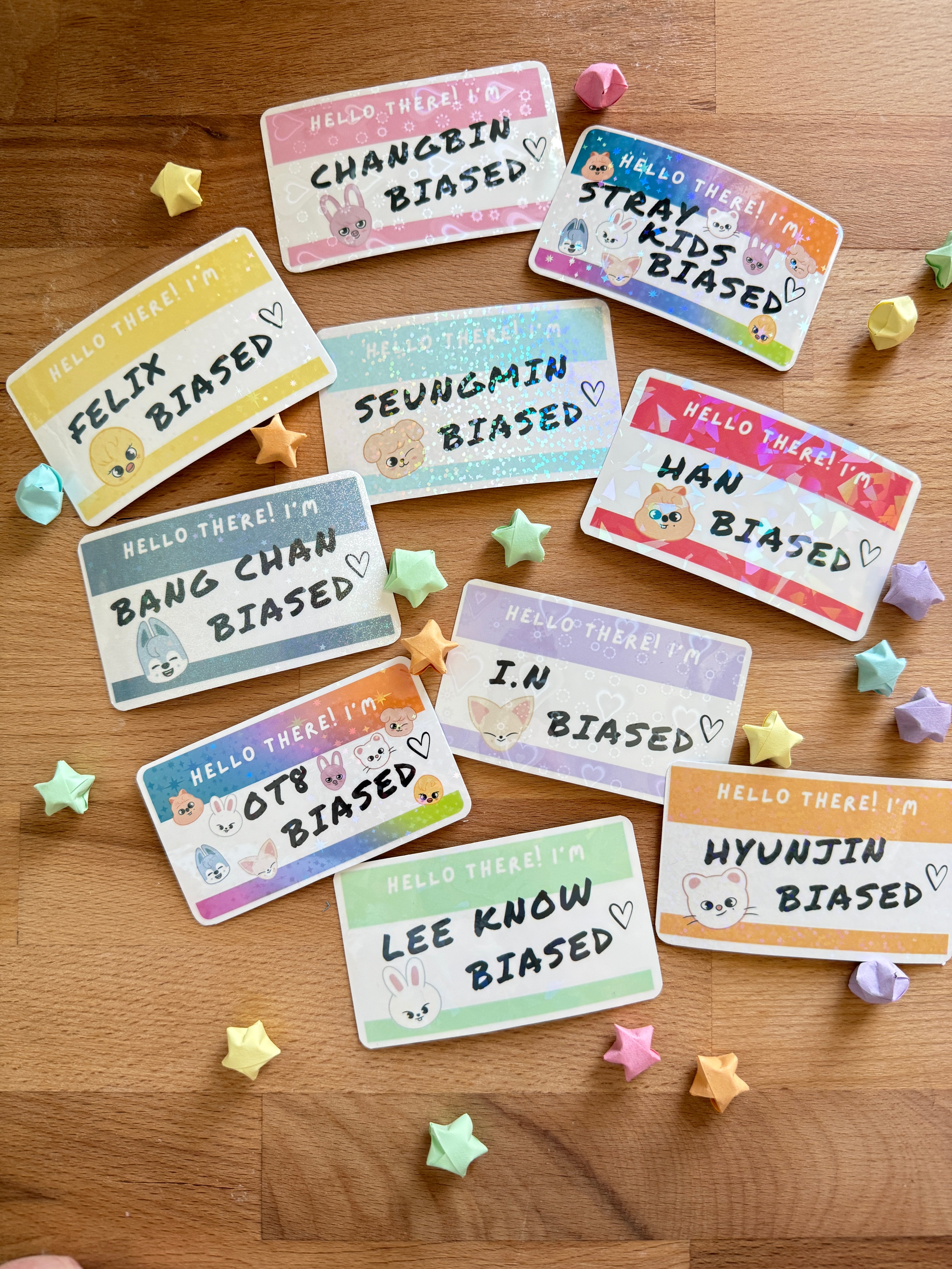 Stray Kids Bias Vinyl Stickers