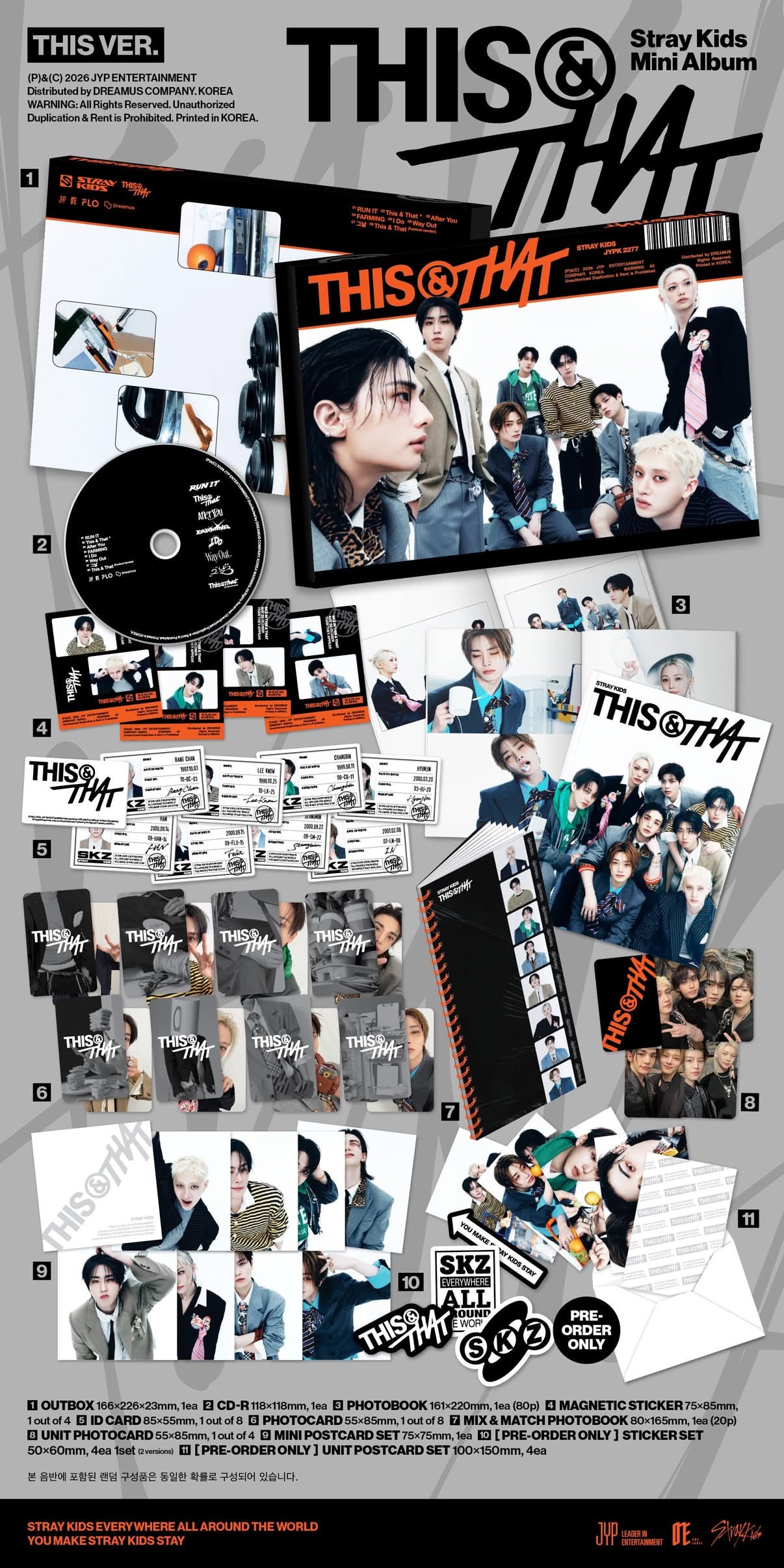 [PRE-ORDER] Stray Kids This & That Mini Album - This/That Ver.