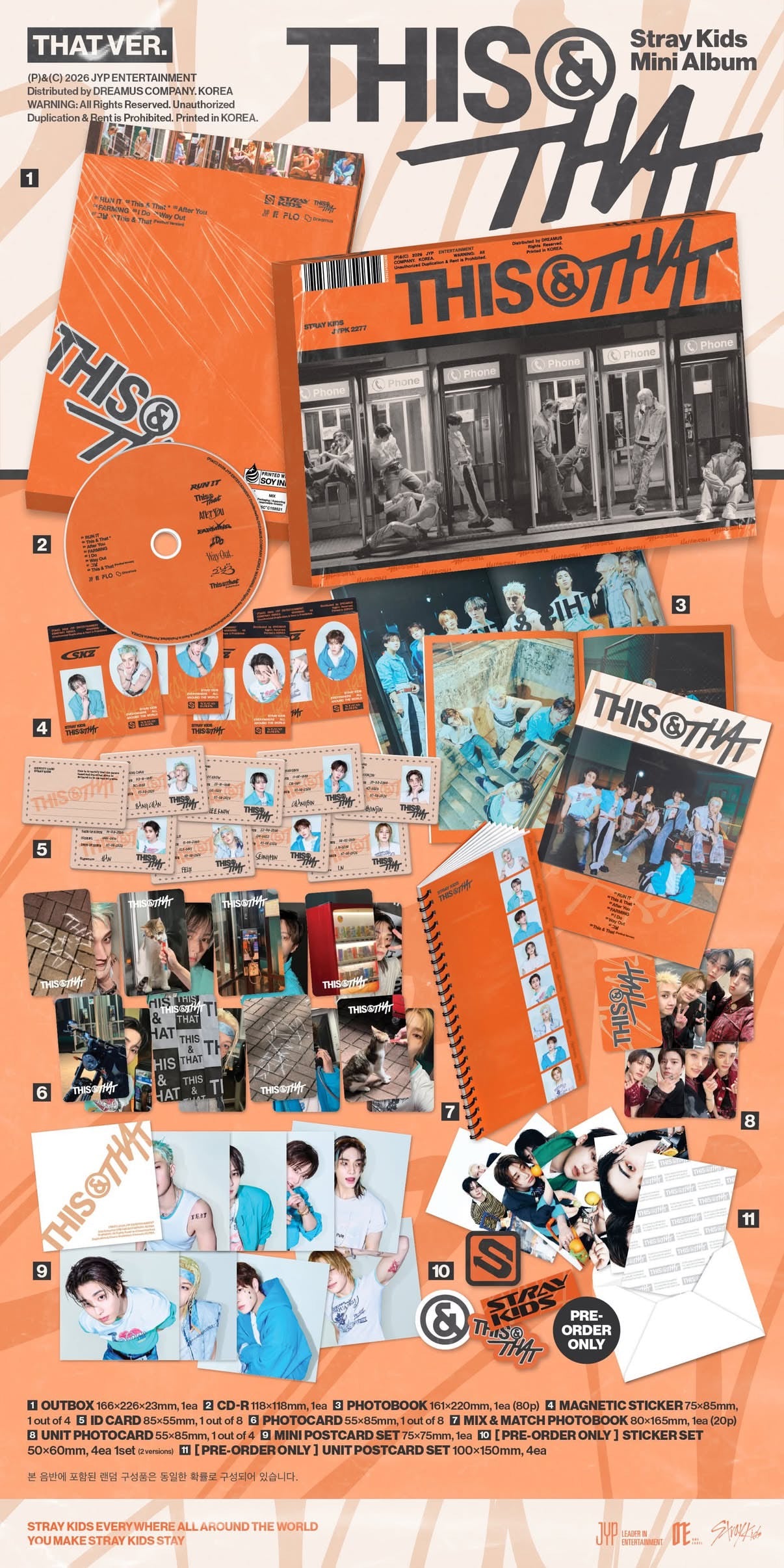 [PRE-ORDER] Stray Kids This & That Mini Album - This/That Ver.