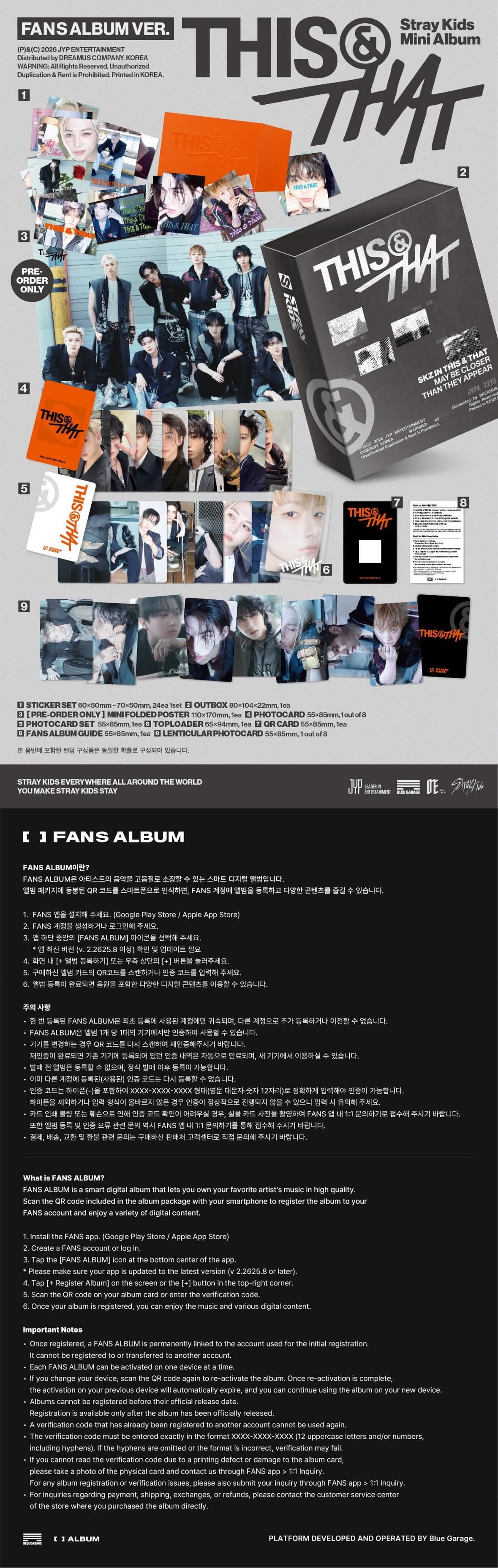 [PRE-ORDER] Stray Kids This & That Mini Album - Fans Ver.