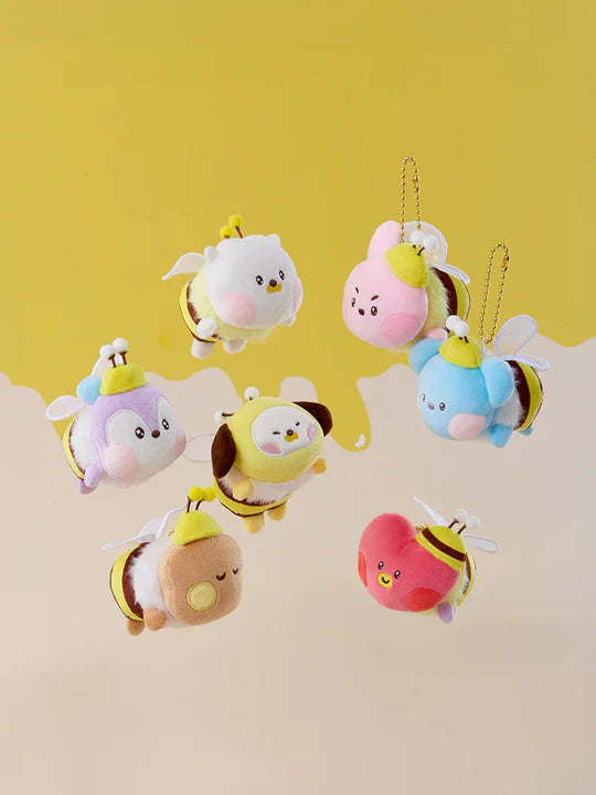 BT21 Minini Honeybee Plush Keyring