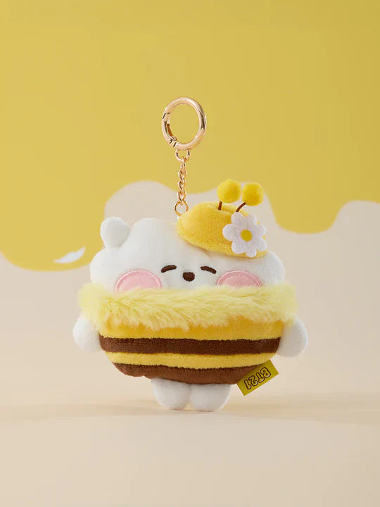 BT21 Minini Honeybee Plush Tape Measure Keyring