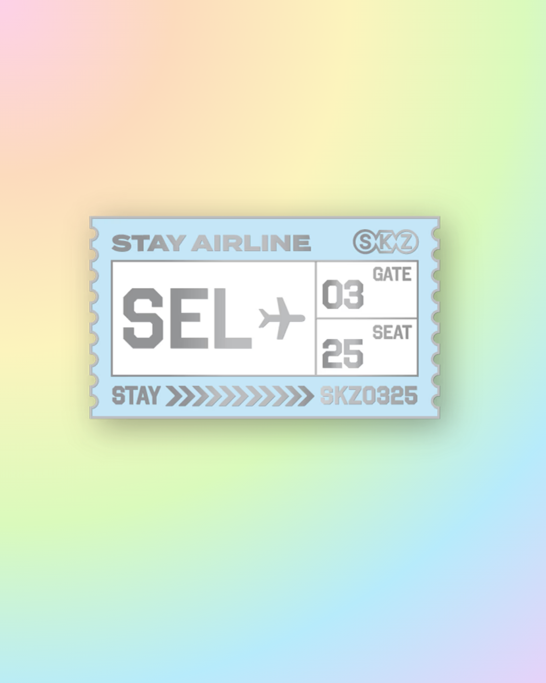 [PRE-ORDER] Stray Kids Metal Badge - Seoul Ver.