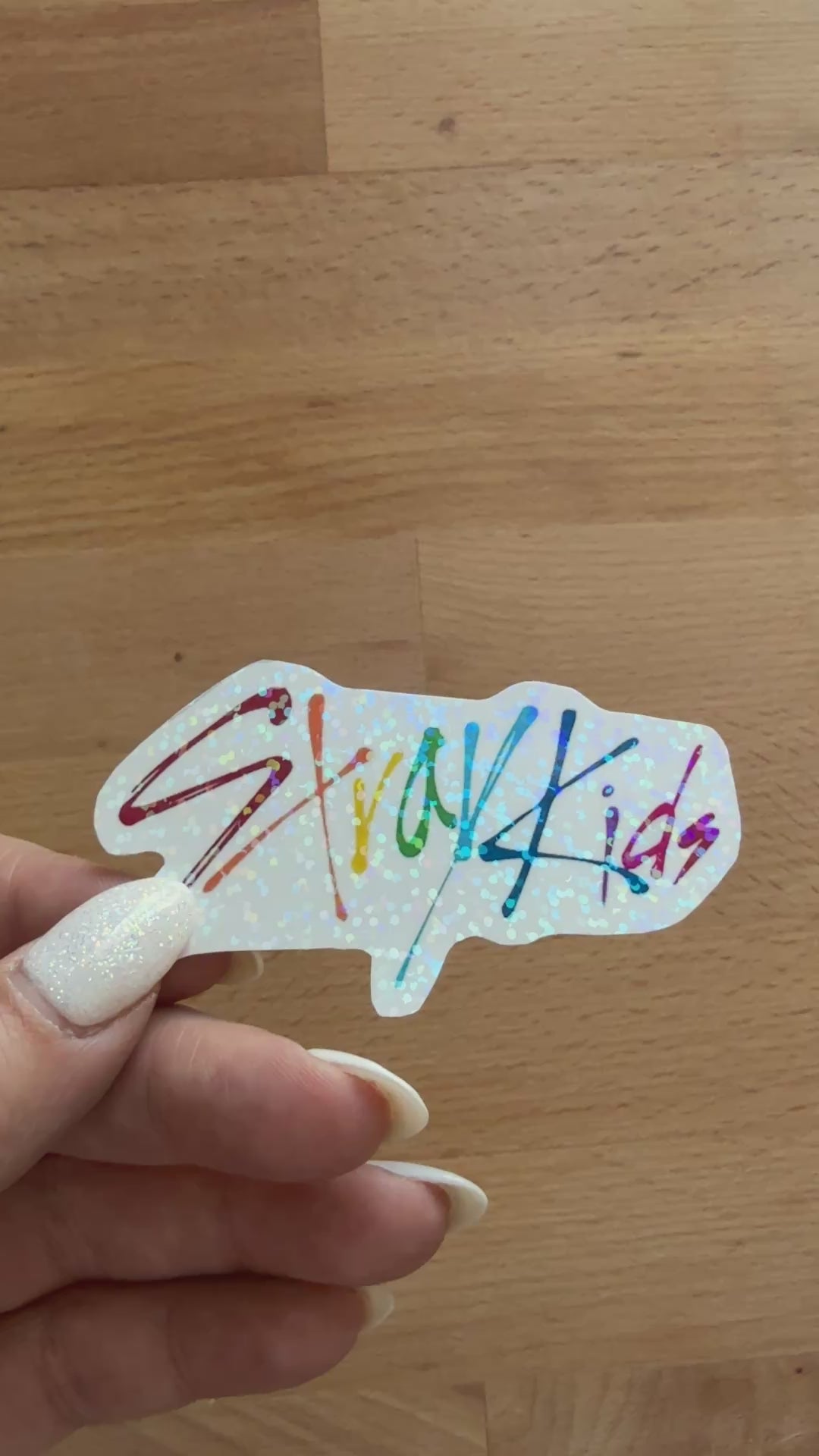 Stray Kids Logo Rainbow Vinyl Sticker